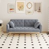 NicBex 68.3 Inch Nail Head Velvet Convertible Sofa Bed with 2 Throw Pillows for Living Room,Bedroom,Office,Apartment - 2 of 4