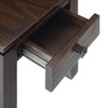 14" Essex Narrow Side Table Mahogany Brown - WyndenHall - 3 of 4