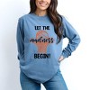 Simply Sage Market Women's Basketball Madness Hoop Long Sleeve Garment Dyed Tee - 2 of 2