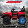 Garvee 24V 2-Seater Kids Ride-On Truck with Remote Control Large Wheels LED Lights and Music - 4 of 4