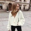 KOJOOIN Women's Crochet Cardigan Lightweight Long Sleeve Hollow Out Kint Outwear Sweater - 4 of 4
