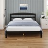 GDFStudio Tomlinson Modern Pine Wood Full Size Platform Bed - 2 of 4