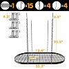 LunaLulinlk Pot And Pan Ceiling Rack, Mounted Cookware Storage Rack, Hanging Pot And Pan Suspended - 3 of 4
