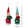 Mr. Christmas Set of 2 Recordable Knee Hugger Elves - 4 of 4
