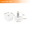Unique Bargains Plastic Non-Skid Adjustable Square Insert  Furniture Leveling Feet - 2 of 4