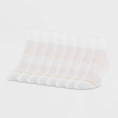 All Pro Women's Extended Size Aqua FX 6+2 Bonus Pack Ankle Athletic Socks - 8-12