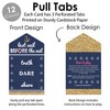 Big Dot of Happiness Last Sail Before The Veil - Nautical Bachelorette and Bridal Shower Game Pickle Cards - Truth, Dare, Share Pull Tabs - Set of 12 - image 3 of 4