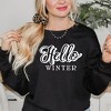 Simply Sage Market Women's Graphic Sweatshirt Retro Hello Winter - 2 of 3