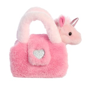 Aurora Small Plushy Pink Fancy Pals Fashionable Stuffed Animal 6" - 1 of 4