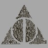 Boy's Harry Potter Deathly Hallows Secret Pull Over Hoodie - 2 of 4