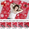 2x8 Christmas Runner Rug, Washable Snowflake Pattern Hallway Accent Rug, Non-Slip Floor Carpet for Kitchen Laundry Bedroom, Holiday Decor - 4 of 4