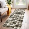 Striped Geometric Washable Runner Rug - Stain Resistant, Non-Slip Backing, Low Pile - For Hallway, Laundry, Bedroom - 4 of 4