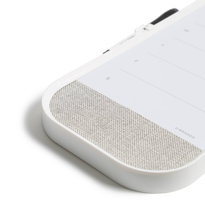 Modern Bevel White Magnetic Dry Erase Weekly Planner