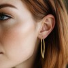 Ross-Simons Italian 10kt Yellow Gold Oval Hoop Earrings - 2 of 3