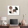 Art Remedy In Shapes and Earth Tones Modern Minimal Abstracts Unframed - 2 of 4