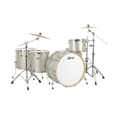 Ludwig Centennial Zep 4-Piece Shell Pack Silver Sparkle