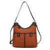 MKF Collection Harper Vegan Color Block Leather Women’s Shoulder Hobo Bag by Mia K - 2 of 4