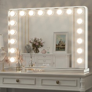 Keonjinn Large LED Vanity Makeup Mirror with LED Bulb Lights, Hollywood Makeup Mirror - 1 of 4