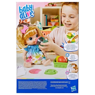 Baby Alive Fruity Sips Baby Doll - Blonde Hair/Blue Eyes