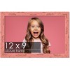 PosterPalooza | Photo Size Shabby Chic Pink Picture Frame - UV Acrylic, Foam Board Backing, Hanging Hardware - 2 of 4
