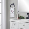 SKL Home 2pk Wreath Monogram Hand Towels "L" - 4 of 4