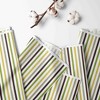 Bacati - Mod Dots and Stripes Green/Yellow/Beige Laundry Hamper with Wooden Frame - 3 of 4