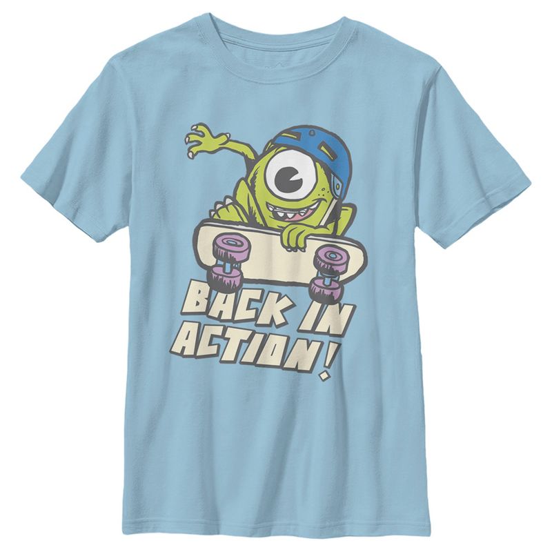 Boy's Monsters Inc Mike Back in Action T-Shirt, 1 of 5