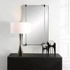 Uttermost Ladonna Rods Mirror – Matte Black Iron Frame with Acrylic Rods, 37.375"H , Indoor Use - 3 of 4