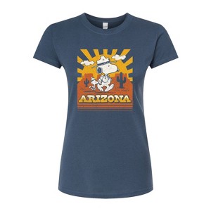 Women's - Peanuts - Arizona Scouts Fitted Graphic T-Shirt - 1 of 3