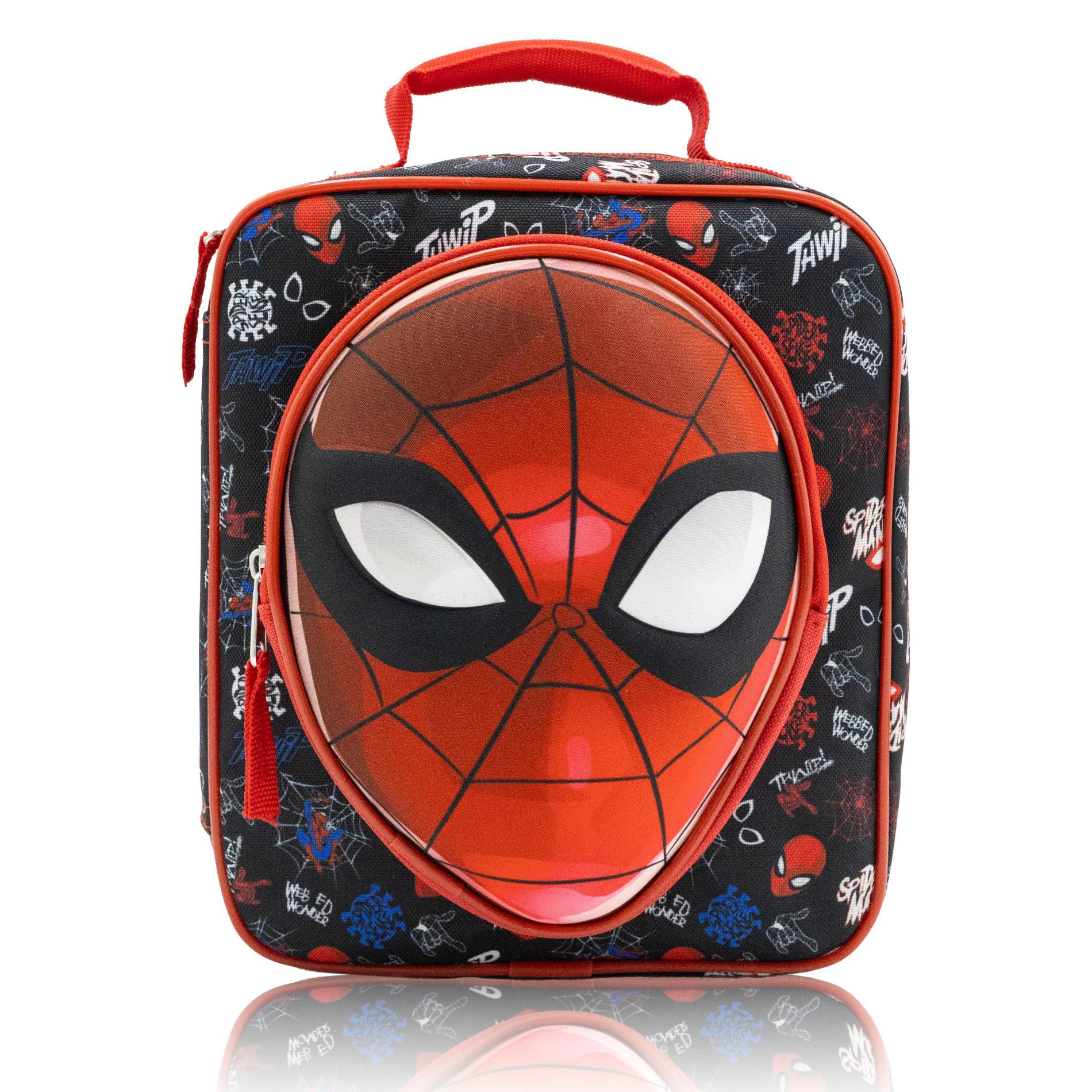 Marvel Spider-Man Zipper Lunch Box Bag - Red