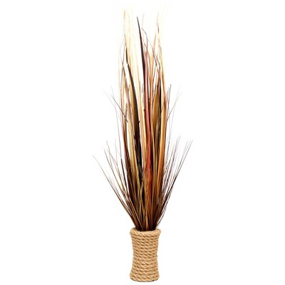 Northlight Artificial Grass Plant in a Rope Pot - 34"