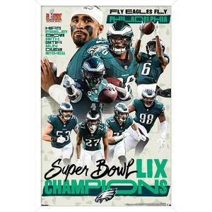 Trends International NFL Philadelphia Eagles - Super Bowl LIX Champions Framed Wall Poster Prints - 1 of 4