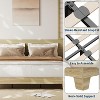 10.24" High Storage Platform Bed Frame - Wood & Metal Slats, No Box Spring Needed | Headboard Not Included, Easy Assembly - 4 of 4