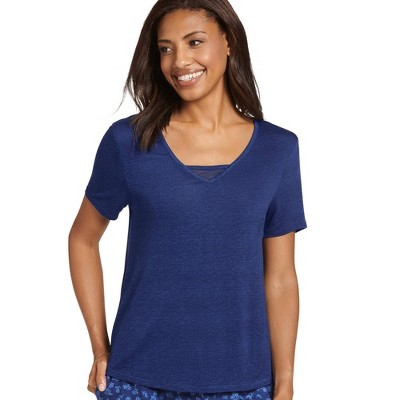 Jockey Women's Cooling Comfort V-Neck Mesh Tee