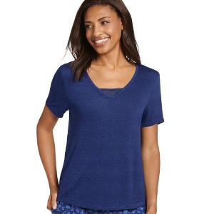 Jockey Women's Cooling Comfort V-Neck Mesh Tee - 1 of 4