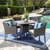 Christopher Knight Home Antibes Outdoor Wicker Dining Chairs with Cushions (Set of 4) - 2 of 4