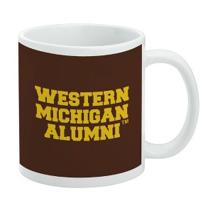 Western Michigan University Alumn Ceramic Coffee Mug Novelty Gift Mugs for Coffee Tea and Hot Drinks 11oz White - 1 of 4