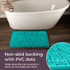 Lavish Home 2-Piece Chenille Memory Foam Bathroom Rugs Set - 4 of 4