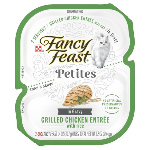 Fancy feast chicken outlet feast in gravy grilled