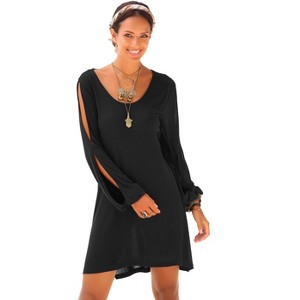 Women's Cold Shoulder Dress - LASCANA - 1 of 4