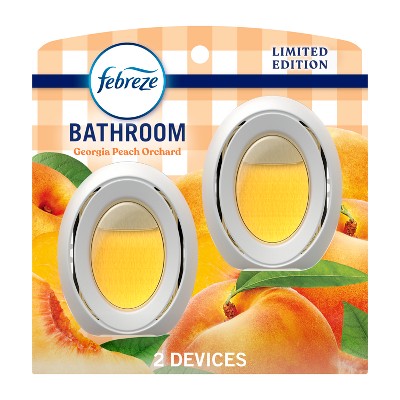 Febreze Georgia Peach Orchard Bathroom Air Freshener - 2ct
