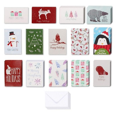 Best Paper Greetings 36 Pack Assorted Christmas Holiday Cards Bulk Box Set, Seasons Greetings Merry Xmas Cards, 4 x 6"