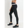 Women's Highwaist Colorblock Melange Full Legging - mono b - 3 of 4