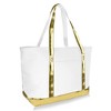 Dalix Daily Shoulder Tote Bag Premium Cotton - 4 of 4