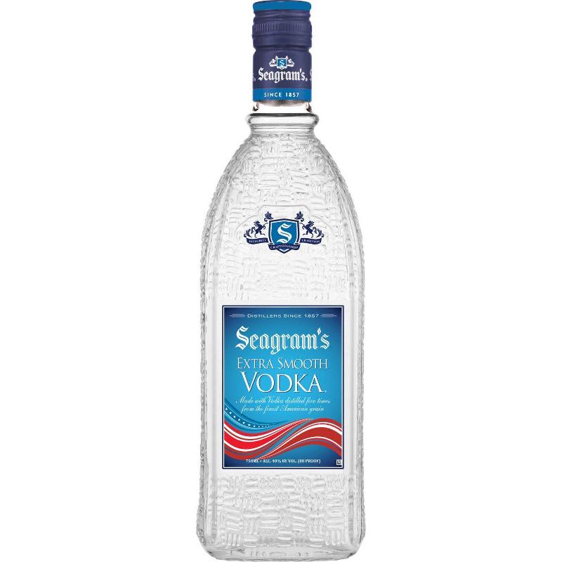 Seagram&#39;s Extra Smooth Vodka - 750ml Bottle, 1 of 6