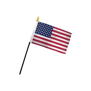 Maison USA 4''x6'' Inches International Stick Premium Flag Perfect 4th Of July Flag For Desk & Bedroom Decor - 1 of 2