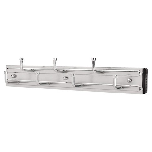 Rev-A-Shelf 21.5 - 26 Adjustable Pull Down Closet Rod, Chrome, CPDR-1826