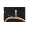 Meridian Furniture,Privet Linen Textured Fabric Dining Chair, Set of 2 - 4 of 4