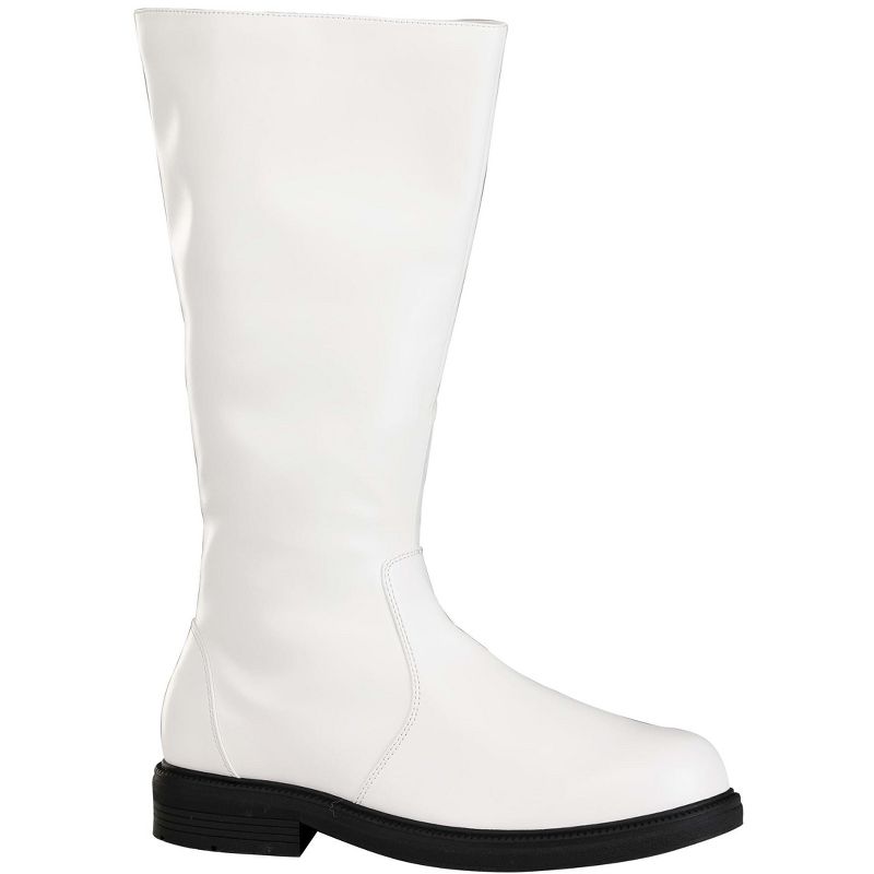 HalloweenCostumes.com Adult Tall White Boots, 1 of 4