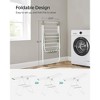 SONGMICS Foldable Clothes Drying Rack with Sock Clips Laundry Drying Rack with Height-Adjustable Gullwings - 4 of 4